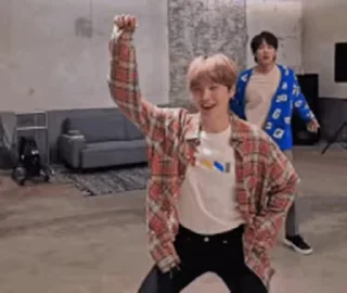 Sticker from BTS's video pack (@Toga_Robot)