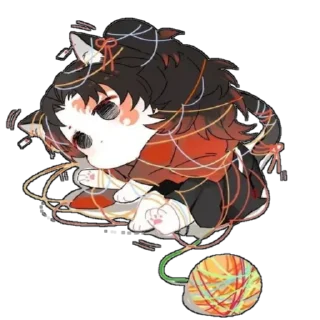 Sticker from Yoriichi tsugikini᭄𖣘 @Kamado_slayer