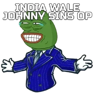 Sticker from INDIA WALE JOHNNY SINS OP
