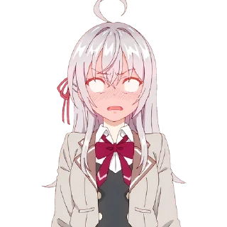 Sticker from @Anime_Sticker_noob Alya Sometimes Hides Her Feelings in Russian