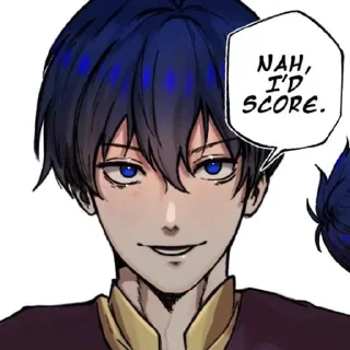 🌟 emoji Itatori is not Isagi Telegram sticker 24 of 50