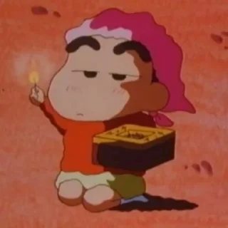 Sticker from Shinchan ㅡ by @taerastickers
