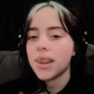 🎸 emoji billie eilish Telegram sticker 17 of 70