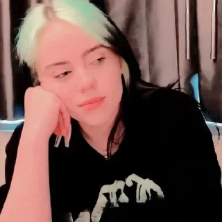 🎸 emoji billie eilish Telegram sticker 18 of 70