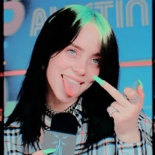 🎸 emoji billie eilish Telegram sticker 21 of 70