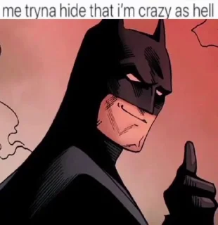 🦇 emoji Batman ♡ Catwomen @Hanim1O Telegram sticker 15 of 100