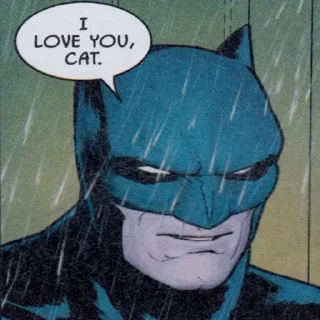 🦇 emoji Batman ♡ Catwomen @Hanim1O Telegram sticker 6 of 100