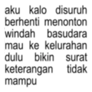 Sticker from yera bocil windah
