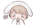 ‼ emoji Marshmallow Bunny @tikelku Telegram sticker 10 of 37