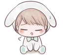 😤 emoji Marshmallow Bunny @tikelku Telegram sticker 11 of 37