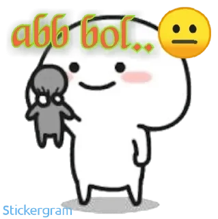 😄 emoji ❤️ Abhi ❤️ — @stckrRobot Telegram sticker 12 of 120