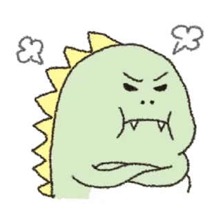 Sticker from Dinosaurus rawrr @persekontoll pack by @QuotLyBot