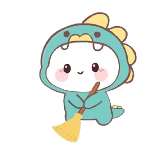☺️ emoji Chubby Dino! @deazzle Telegram sticker 12 of 24