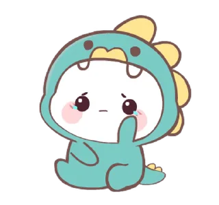 🥺 emoji Chubby Dino! @deazzle Telegram sticker 20 of 24