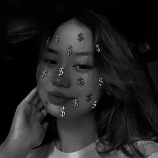 🦨 emoji random rpi girl dark @lilieecantik Telegram sticker 15 of 44