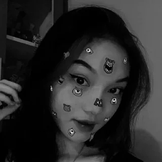 🦨 emoji random rpi girl dark @lilieecantik Telegram sticker 14 of 44