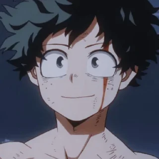 🥦 emoji Midoriya Izuku @rumahellena Telegram sticker 13 of 19