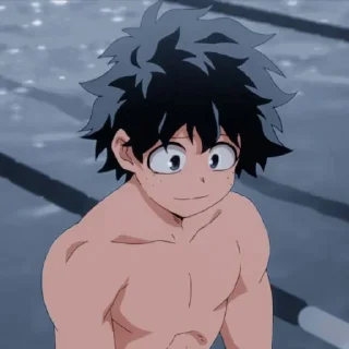 🥦 emoji Midoriya Izuku @rumahellena Telegram sticker 10 of 19