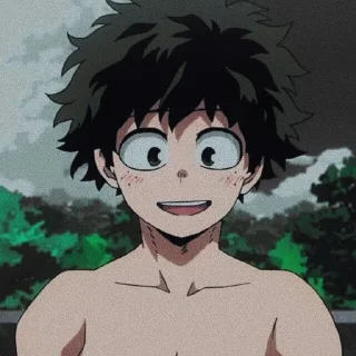 🥦 emoji Midoriya Izuku @rumahellena Telegram sticker 2 of 19