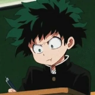 🥦 emoji Midoriya Izuku @rumahellena Telegram sticker 11 of 19