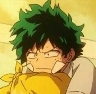 🥦 emoji Midoriya Izuku @rumahellena Telegram sticker 16 of 19