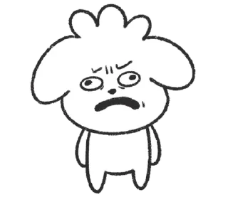 🐶 emoji ₍ ɗ᧐ᥙ᧐᧐᧐ᥣᥙ 2.0 ₎ ˚₊· ♡ @mewsticks Telegram sticker 22 of 32