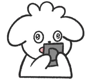 🐶 emoji ₍ ɗ᧐ᥙ᧐᧐᧐ᥣᥙ 2.0 ₎ ˚₊· ♡ @mewsticks Telegram sticker 15 of 32