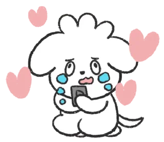 🐶 emoji ₍ ɗ᧐ᥙ᧐᧐᧐ᥣᥙ 2.0 ₎ ˚₊· ♡ @mewsticks Telegram sticker 17 of 32