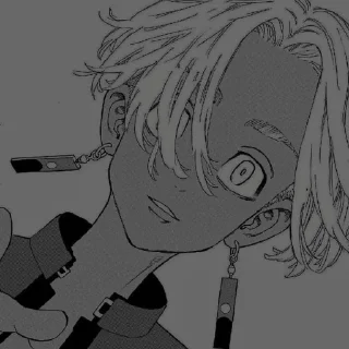 ❄️ emoji `♪ Izana Kurokawa . @stikeranimeniebg – Telegram sticker 12 of 30