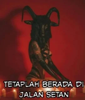 Sticker from @locomotr satanic