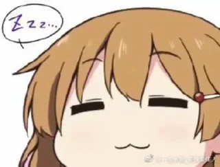 😴 emoji 我毫无疑问 Telegram sticker 9 of 111