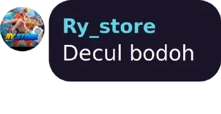 Sticker from Decul tolol