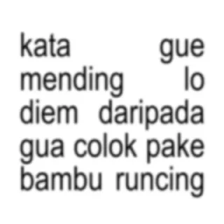 Sticker from jangan ya dek ya