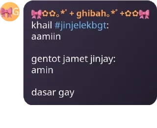 👱 emoji 🎀✿✿｡⁠*ﾟ⁠+ ghibah｡⁠*ﾟ⁠+✿✿🎀 pack by @QuotLyBot Telegram sticker 9 of 57