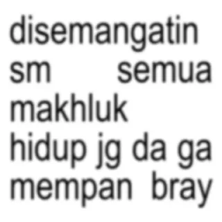 Sticker from jangan ya dek ya