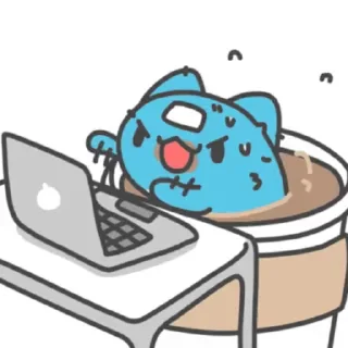⭐ emoji capoo stricker Telegram sticker 10 of 50