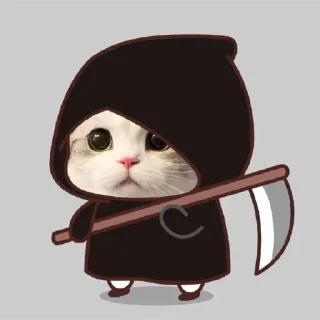 🤔 emoji Cats cute @ManasTheKing Telegram sticker 6 of 65