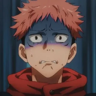 😰 emoji Jujutsu Kaisen Sticker Pack @AnimeMemeChannell Telegram sticker 13 of 34