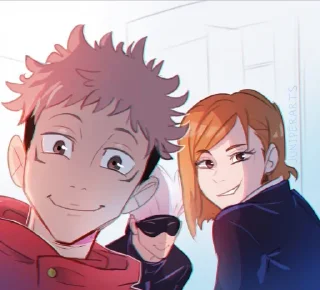 😊 emoji Jujutsu Kaisen Sticker Pack @AnimeMemeChannell Telegram sticker 9 of 34