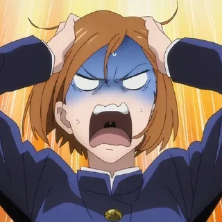 😨 emoji Jujutsu Kaisen Sticker Pack @AnimeMemeChannell Telegram sticker 24 of 34