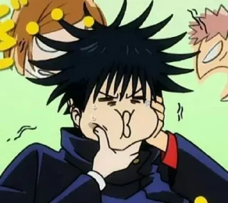 😗 emoji Jujutsu Kaisen Sticker Pack @AnimeMemeChannell Telegram sticker 8 of 34