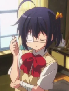 🤔 emoji Rikka Takanashi Telegram sticker 23 of 44