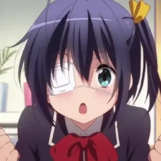 😲 emoji Rikka Takanashi Telegram sticker 18 of 44