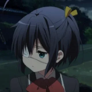 😔 emoji Rikka Takanashi Telegram sticker 3 of 44