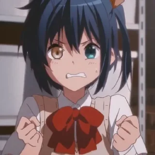 😠 emoji Rikka Takanashi Telegram sticker 20 of 44