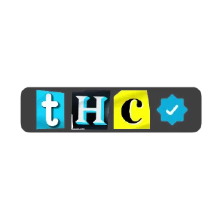 Sticker from {THC} @THCrandom