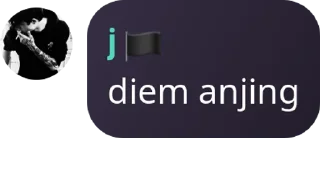 Sticker from jean