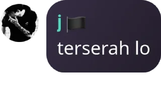 Sticker from jean