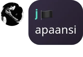 Sticker from jean