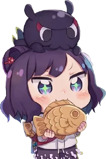 Sticker from nom nom